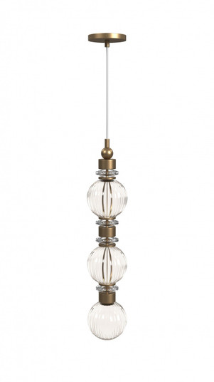 Avra LED Pendant in Aged Brass (192|HF7903-AB)