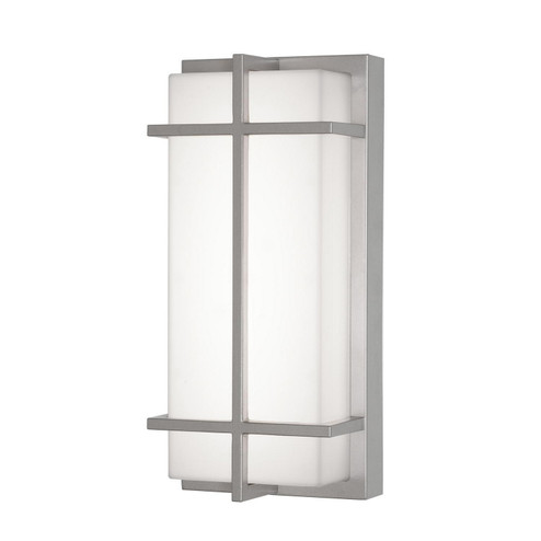 August LED Outdoor Lantern in Painted Nickel (162|AUGW0612LAJMVNP)