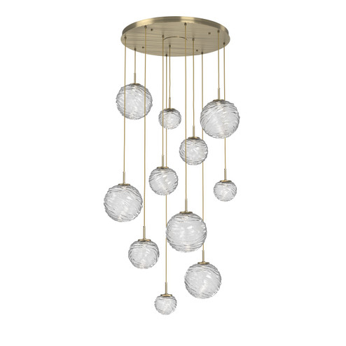 Gaia LED Pendant in Heritage Brass (404|CHB0092-11-HB-C-C01-L1)