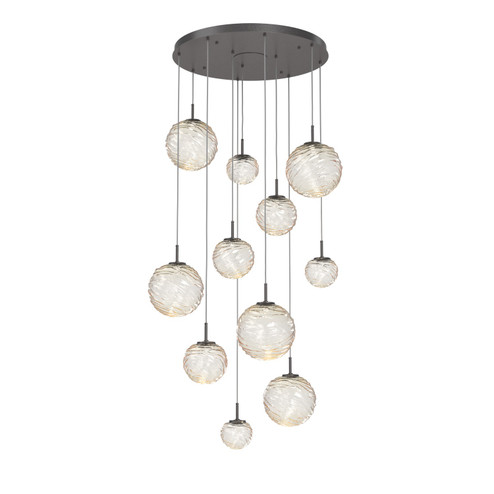 Gaia LED Pendant in Graphite (404|CHB0092-11-GP-A-C01-L1)