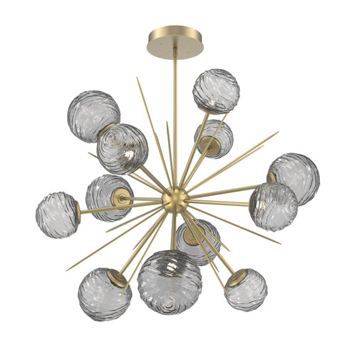 Gaia LED Pendant in Gilded Brass (404|CHB0092-0B-GB-S-001-L3)