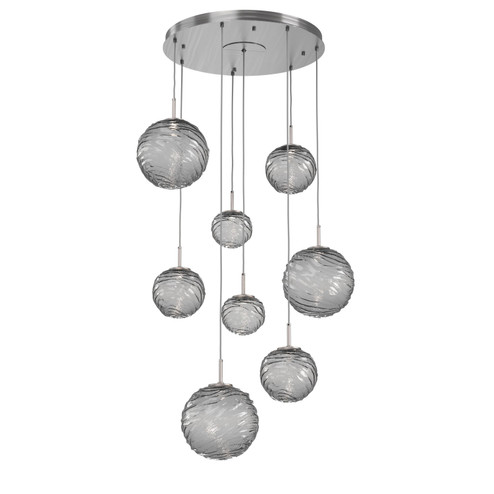 Gaia LED Pendant in Satin Nickel (404|CHB0092-08-SN-S-C01-L3)