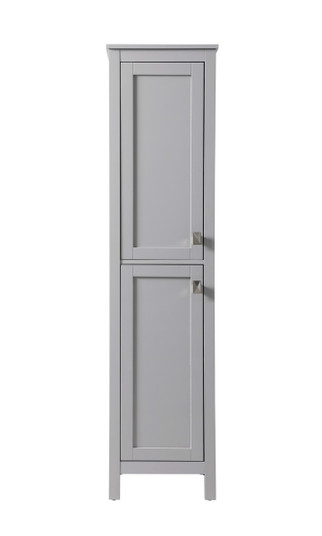 Adian Bathroom Storage Freestanding Cabinet in Grey (173|SC011665GR)