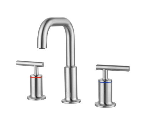 Tobias Double Handle Bathroom Faucet in Brushed Nickel (173|FAV-1010BNK)