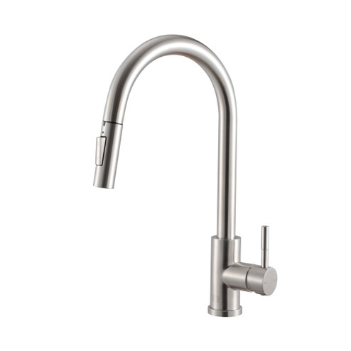 Jack Kitchen Faucet in Brushed Nickel (173|FAK-302BNK)