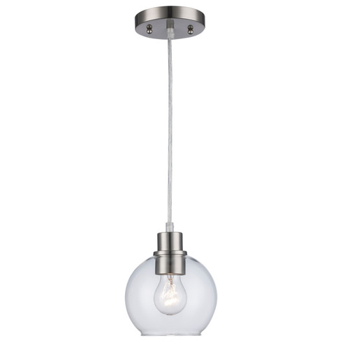 One Light Pendant in Brushed Nickel (110|22220 BN)