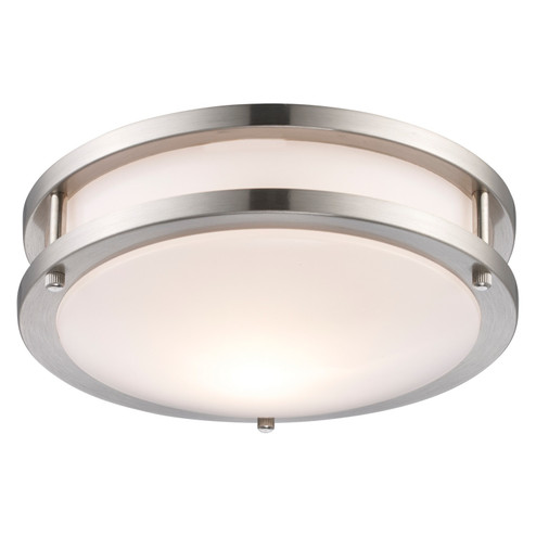 One Light Flush Mount in Brushed Nickel (110|10360 BN)