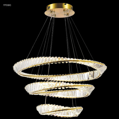 Contemporary LED Chandelier in Gold (64|97018G22)