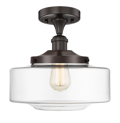 Franklin Restoration LED Semi-Flush Mount in Oil Rubbed Bronze (405|616-1F-OB-G692-12)