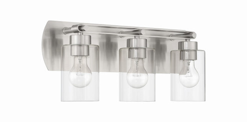 Hendrix Three Light Vanity in Brushed Polished Nickel (46|17621BNK3)