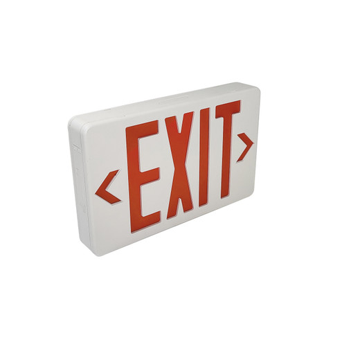 Exit LED Exit Sign in White (167|NX-603D-LED)