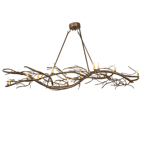 Winter Solstice 11 Light Chandelier in Antique Copper (57|268320)