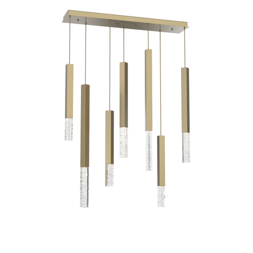 Axis LED Chandelier in Gilded Brass (404|PLB0097-07-GB-GC-C01-L1)