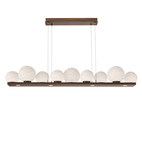 Gaia LED Linear Pendant in Oil Rubbed Bronze (404|PLB0092-0C-RB-WL-CA1-L3)