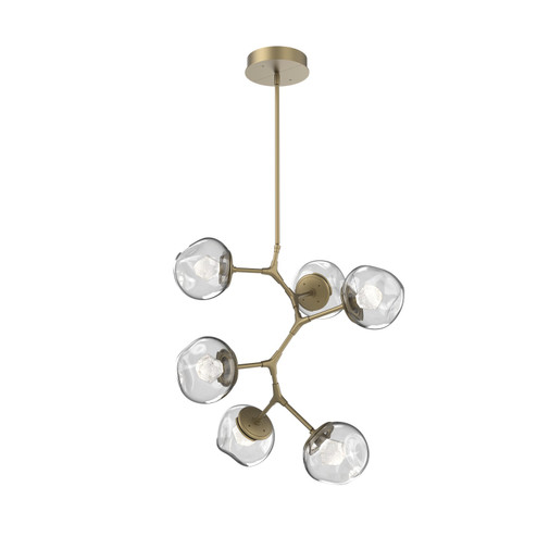 Luna LED Chandelier in Gilded Brass (404|CHB0095-VA-GB-ZC-001-L3)