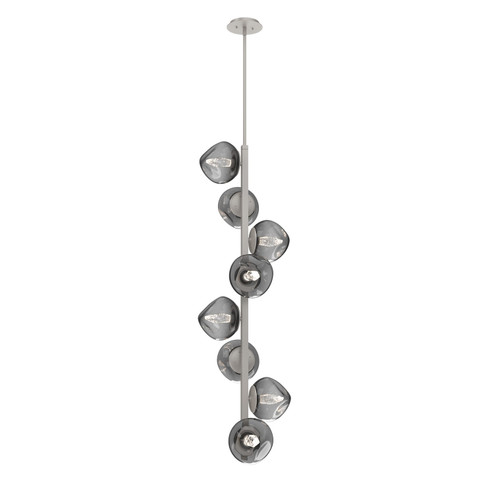 Luna LED Chandelier in Beige Silver (404|CHB0095-T8-BS-GS-001-L1)