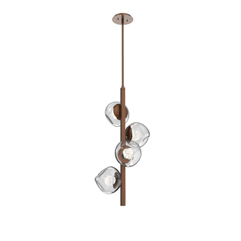 Luna LED Chandelier in Burnished Bronze (404|CHB0095-T4-BB-ZC-001-L1)