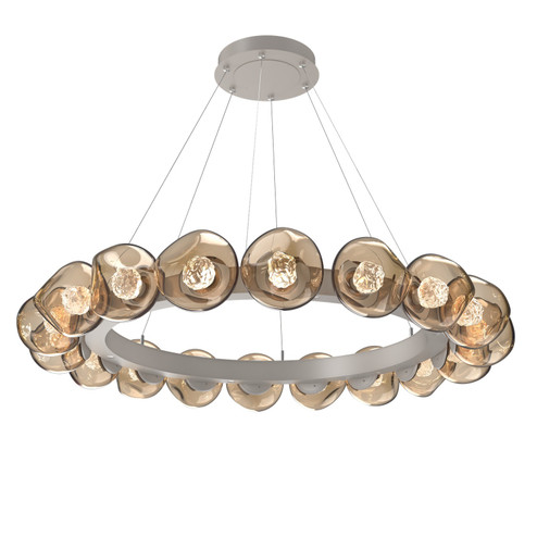 Luna LED Chandelier in Beige Silver (404|CHB0095-48-BS-FB-CA1-L3)