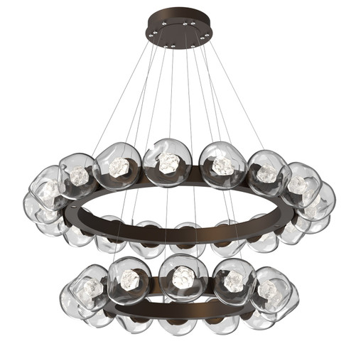 Luna LED Chandelier in Flat Bronze (404|CHB0095-2T-FB-ZC-CA1-L3)