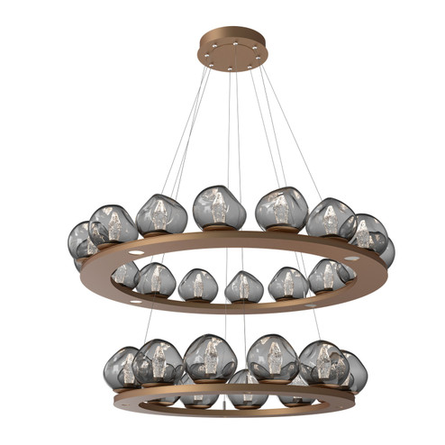 Luna LED Chandelier in Novel Brass (404|CHB0095-2B-NB-GS-CA1-L1)