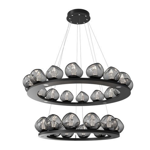 Luna LED Chandelier in Matte Black (404|CHB0095-2B-MB-GS-CA1-L3)