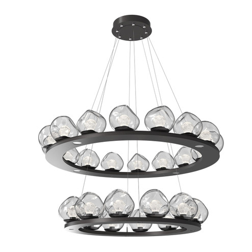 Luna LED Chandelier in Graphite (404|CHB0095-2B-GP-ZC-CA1-L3)