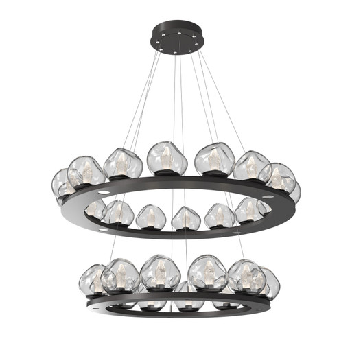 Luna LED Chandelier in Graphite (404|CHB0095-2B-GP-GC-CA1-L3)