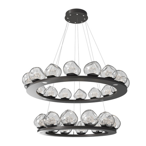 Luna LED Chandelier in Graphite (404|CHB0095-2B-GP-FC-CA1-L3)