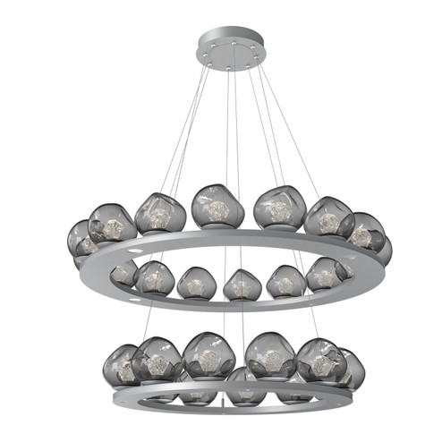 Luna LED Chandelier in Classic Silver (404|CHB0095-2B-CS-ZS-CA1-L3)