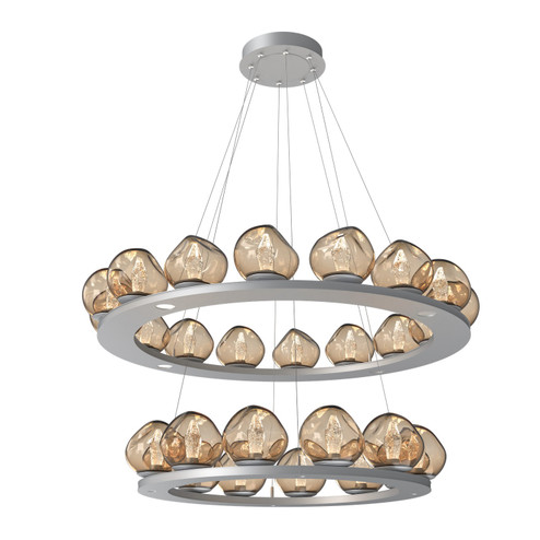 Luna LED Chandelier in Classic Silver (404|CHB0095-2B-CS-GB-CA1-L3)