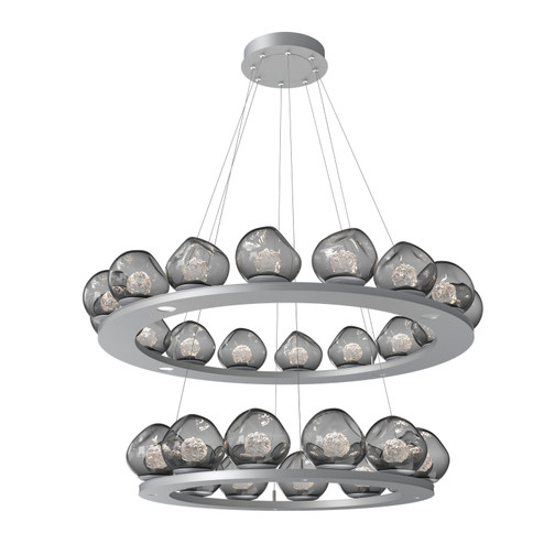 Luna LED Chandelier in Classic Silver (404|CHB0095-2B-CS-FS-CA1-L3)