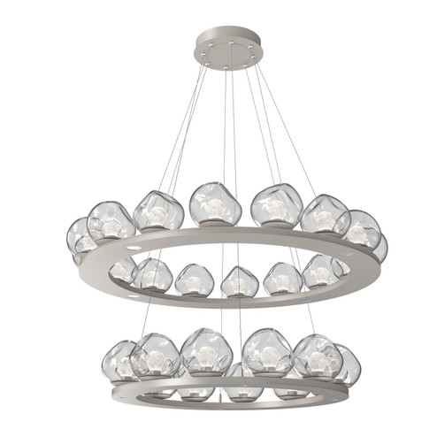 Luna LED Chandelier in Beige Silver (404|CHB0095-2B-BS-ZC-CA1-L1)