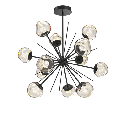 Luna LED Chandelier in Matte Black (404|CHB0095-0H-MB-ZA-001-L1)