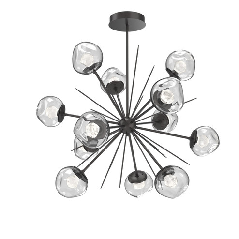 Luna LED Chandelier in Graphite (404|CHB0095-0H-GP-ZC-001-L3)