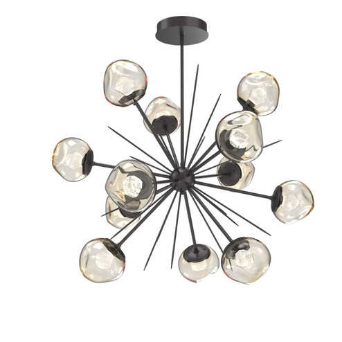 Luna LED Chandelier in Graphite (404|CHB0095-0H-GP-ZA-001-L3)