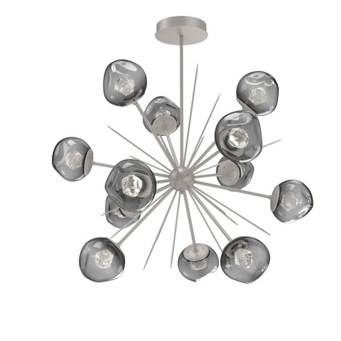 Luna LED Chandelier in Beige Silver (404|CHB0095-0H-BS-ZS-001-L3)