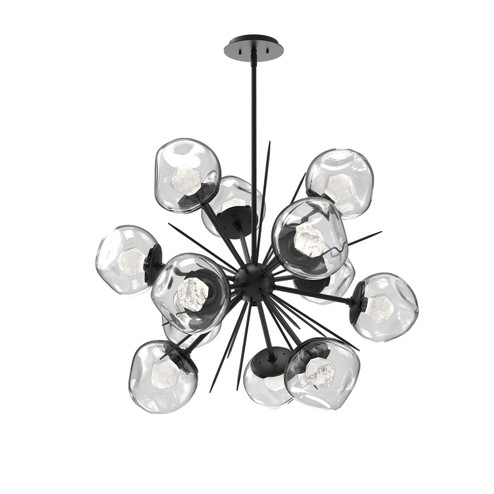 Luna LED Chandelier in Matte Black (404|CHB0095-0G-MB-ZC-001-L1)