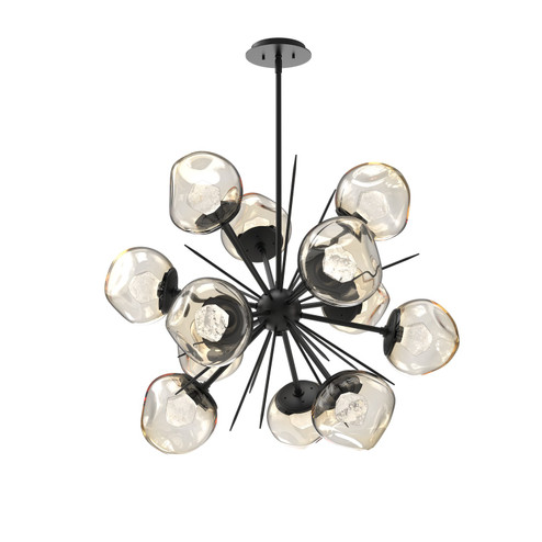 Luna LED Chandelier in Matte Black (404|CHB0095-0G-MB-ZA-001-L3)