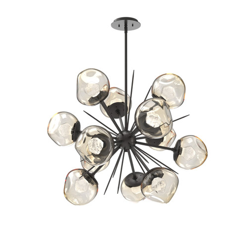 Luna LED Chandelier in Graphite (404|CHB0095-0G-GP-ZA-001-L3)