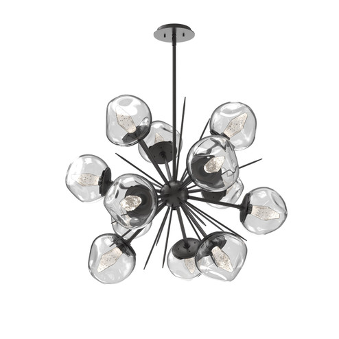 Luna LED Chandelier in Graphite (404|CHB0095-0G-GP-GC-001-L3)