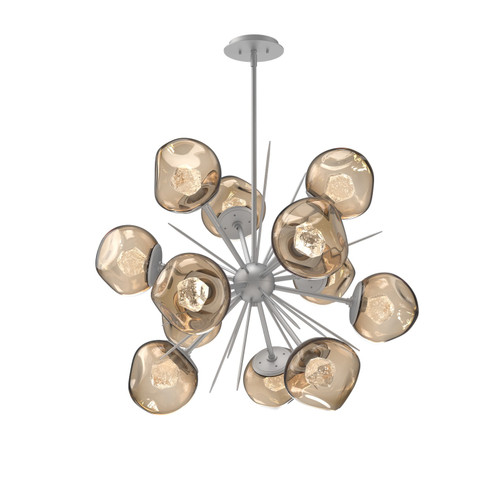 Luna LED Chandelier in Classic Silver (404|CHB0095-0G-CS-ZB-001-L3)