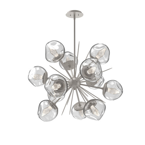 Luna LED Chandelier in Beige Silver (404|CHB0095-0G-BS-GC-001-L3)