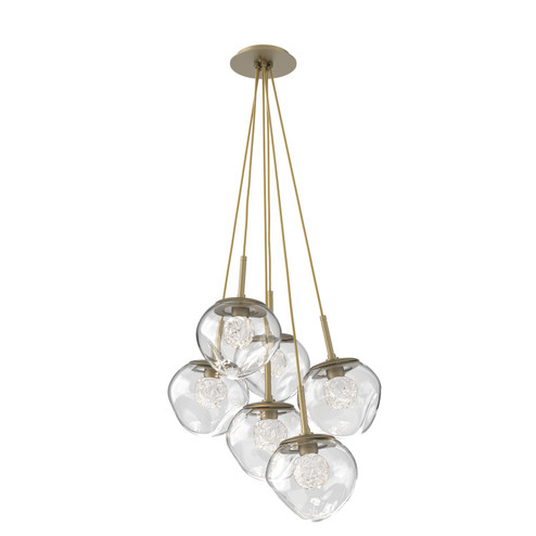 Luna LED Pendant in Gilded Brass (404|CHB0095-0F-GB-FC-C01-L3)