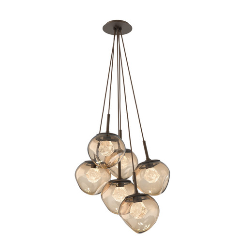 Luna LED Pendant in Flat Bronze (404|CHB0095-0F-FB-ZB-C01-L1)