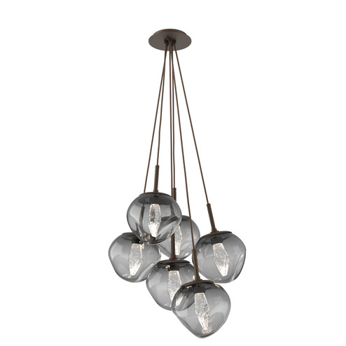 Luna LED Pendant in Flat Bronze (404|CHB0095-0F-FB-GS-C01-L1)