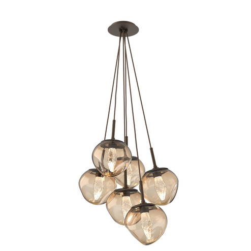 Luna LED Pendant in Flat Bronze (404|CHB0095-0F-FB-GB-C01-L3)