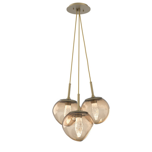 Luna LED Pendant in Gilded Brass (404|CHB0095-0E-GB-GB-C01-L1)