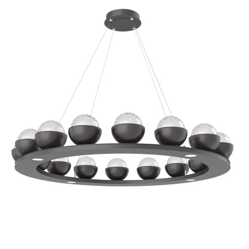 Cabochon LED Chandelier in Graphite (404|CHB0093-0D-GP-MC-CA1-L1)