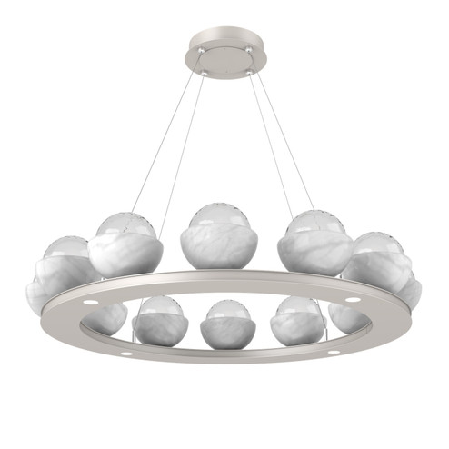 Cabochon LED Chandelier in Beige Silver (404|CHB0093-0C-BS-WC-CA1-L3)