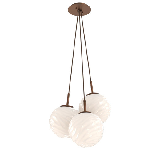 Gaia LED Pendant in Burnished Bronze (404|CHB0092-0E-BB-WL-C01-L3)